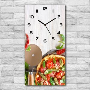 Moderní hodiny nástěnné Pizza pl_zsp_30x60_c-f_68071696