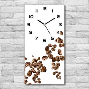 Moderní hodiny nástěnné Zrnka kávy pl_zsp_30x60_c-f_68369334