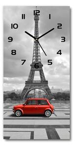 Nástěnné hodiny Eiffelova věž auto pl_zsp_30x60_c-f_68974310