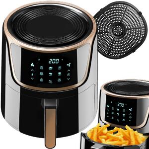 Tectake Horkovzdušná fritéza Mika 8,5 l - černá