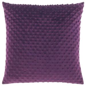 Sametový dekorační polštářek KAAT 45x45 cm, fialový