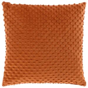Sametový dekorační polštářek KAAT 45x45 cm, oranžový