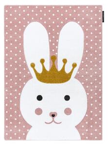 Dywany Łuszczów Dětský kusový koberec Petit Bunny pink - 140x190 cm