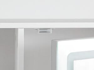 SONGMICS Toaletní stolek Vasagle Berny 90 cm se zrcadlem a LED osvětlením bílý