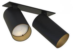 Podhledové bodové LED stropní osvětlení MONO SURFACE, 2xGU10, 10W, černé, zlaté