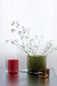 Váza Ruutu Iittala 11,5x14 cm, červená