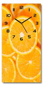 Nástěnné hodiny Plátky pomerančů pl_zsp_30x60_c-f_82046808