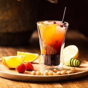 Termo sklenice Long drink Hot&Cool 280 ml, 2 ks
