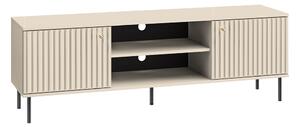 TV stolek Jamuzi 160 cm - kašmírová / černé nožky