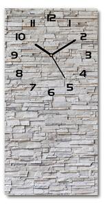Nástěnné hodiny tiché Zeď z kamenů pl_zsp_30x60_c-f_83343347