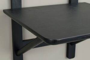 Rowico Černý dubový noční stolek Camrose