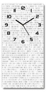 Moderní hodiny nástěnné Binární kod pl_zsp_30x60_c-f_83956134
