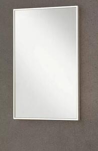 German LED světelné zrcadlo Frame / ostré hrany / 50 x 80 cm / dotykový senzor / 30 W / hliník