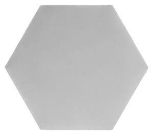 Čalouněný panel FIBI HEXAGON 20x20, platinový
