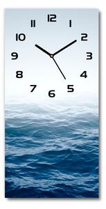Nástěnné skleněné hodiny Mořské vlny pl_zsp_30x60_c-f_86052313