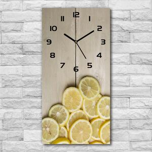 Nástěnné hodiny Citrony na dřevě pl_zsp_30x60_c-f_86429623