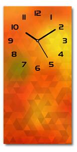 Nástěnné hodiny Abstrakce trojúhelníky pl_zsp_30x60_c-f_86895564