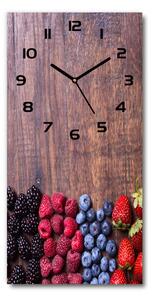 Moderní hodiny nástěnné Lesní ovoce pl_zsp_30x60_c-f_89347175