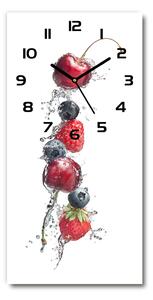 Moderní hodiny nástěnné Lesní ovoce pl_zsp_30x60_c-f_89101710
