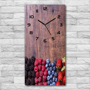 Moderní hodiny nástěnné Lesní ovoce pl_zsp_30x60_c-f_89347175