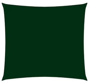 Stínící plachta oxfordská látka čtvercová 3,6x3,6m tmavě zelená