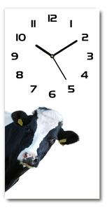 Nástěnné skleněné hodiny Strakatá kráva pl_zsp_30x60_c-f_91962893