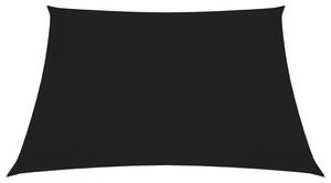 Stínící plachta oxfordská látka čtvercová 3,6 x 3,6 m černá