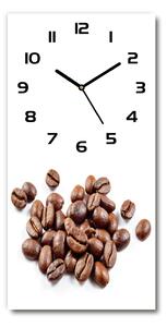 Moderní hodiny nástěnné Zrnka kávy pl_zsp_30x60_c-f_91996009