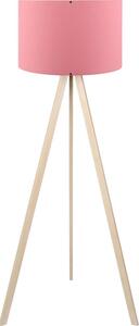 Stojací lampa AYD 1xE27/40W/230V růžová/béžová