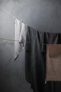 Cestovní ručník NYYTTI Lapuan Kankurit 65x130 cm šedočerný *