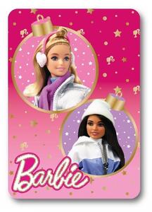 Faro Dětská fleecová deka POLAR BARBIE II 100x140 cm růžová