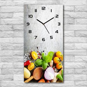 Moderní hodiny nástěnné Zelenina pl_zsp_30x60_c-f_98382182