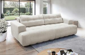 POHOVKA BIG SOFA, plast, textil, kompozitní dřevo, béžová Livetastic - Pohovky, Online Only
