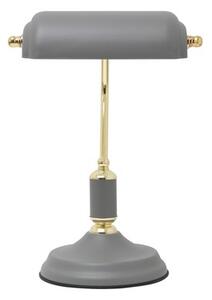Stolní lampa retro šedozlatá ROMA