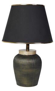 Stolní lampa RAMZES 1xE27/40W/230V černá/zlatá