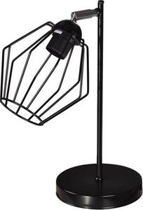 Stolní skandinávská lampa BENET, 1xE27, 60W, diamant, černá