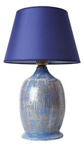 Stolní lampa RAMZES 1xE27/40W/230V modrá