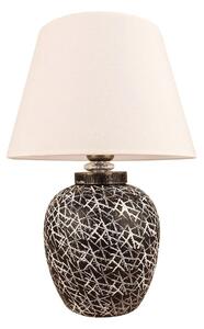 Stolní lampa RAMZES 1xE27/40W/230V bílá/černá