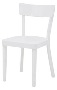 Bílá dřevěná židle SEDIA
