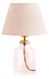 Stolní lampa AYD 1xE27/40W/230V krémová/čirá
