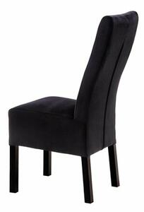 Černá čalouněná židle BLAINE