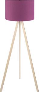 Stojací lampa AYD 1xE27/40W/230V fialová/béžová
