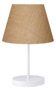 Stolní lampa AYD 1xE27/40W/230V hnědá/bílá
