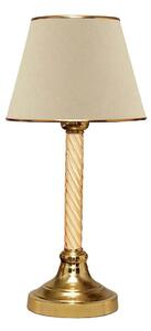 Stolní lampa AYD 1xE27/40W/230V béžová/zlatá