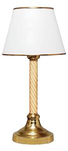 Stolní lampa AYD 1xE27/40W/230V bílá/zlatá