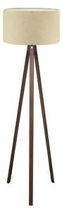Stojací lampa AYD 1xE27/40W/230V béžová/hnědá