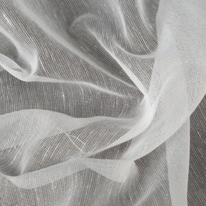 Bílá záclona na pásce ADEL 140x270 cm