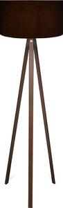 Stojací lampa AYD 1xE27/40W/230V černá/hnědá