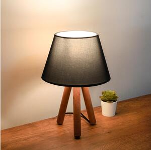 Stolní lampa AYD 1xE27/40W/230V hnědá/antracit