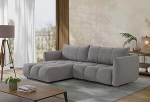 ROHOVÁ ROZKLÁDACÍ POHOVKA, plast, textil, kompozitní dřevo, šedá Livetastic - Online Only sedačky, Online Only